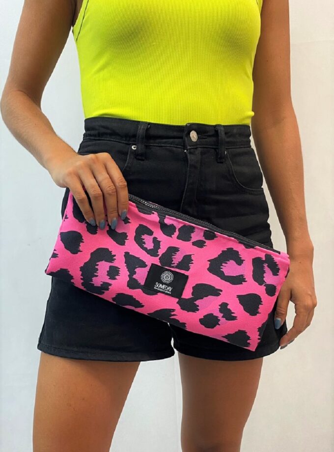 pink animal Print Beach Necessaire love.sinnefo.cloud