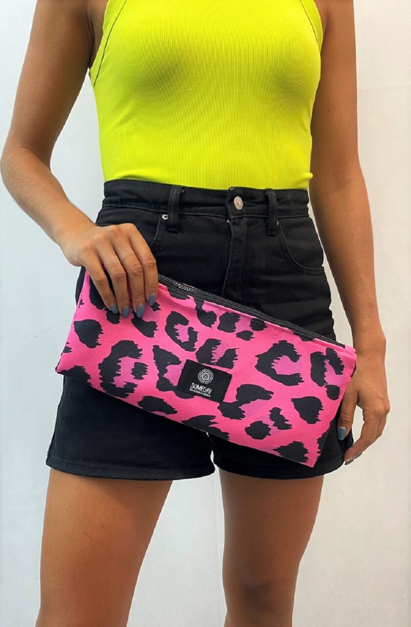 pink animal Print Beach Necessaire love.sinnefo.cloud