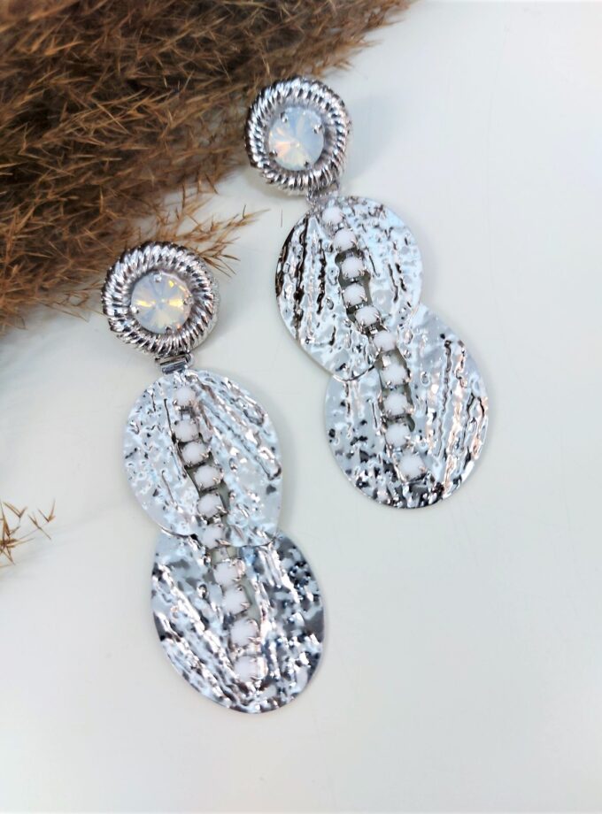 Silver Statement Earrings love.sinnefo.cloud