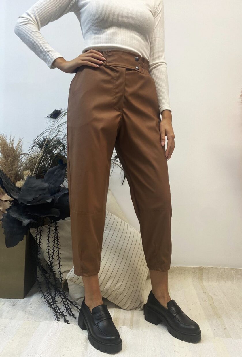 Leather Pants (Camel) love.sinnefo.cloud