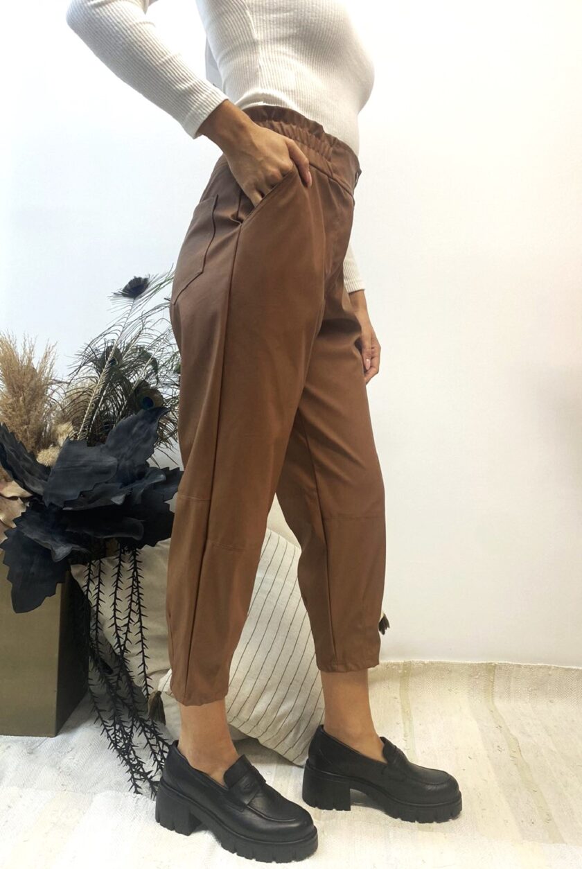 Leather Pants (Camel) love.sinnefo.cloud