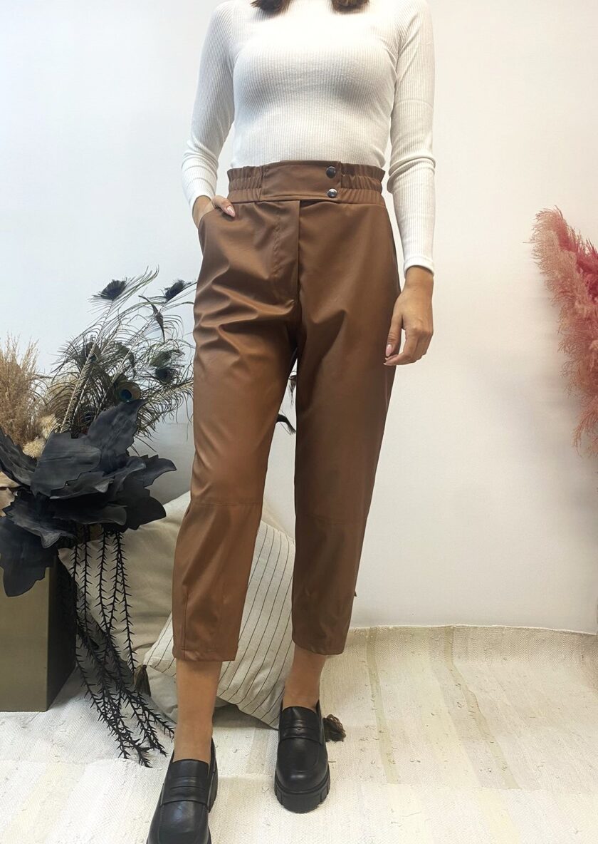 Leather Pants (Camel) love.sinnefo.cloud