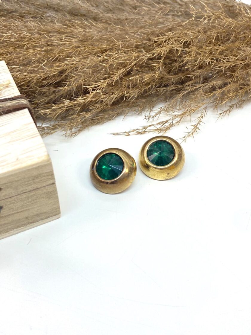 Ioulieta Green Earrings love.sinnefo.cloud