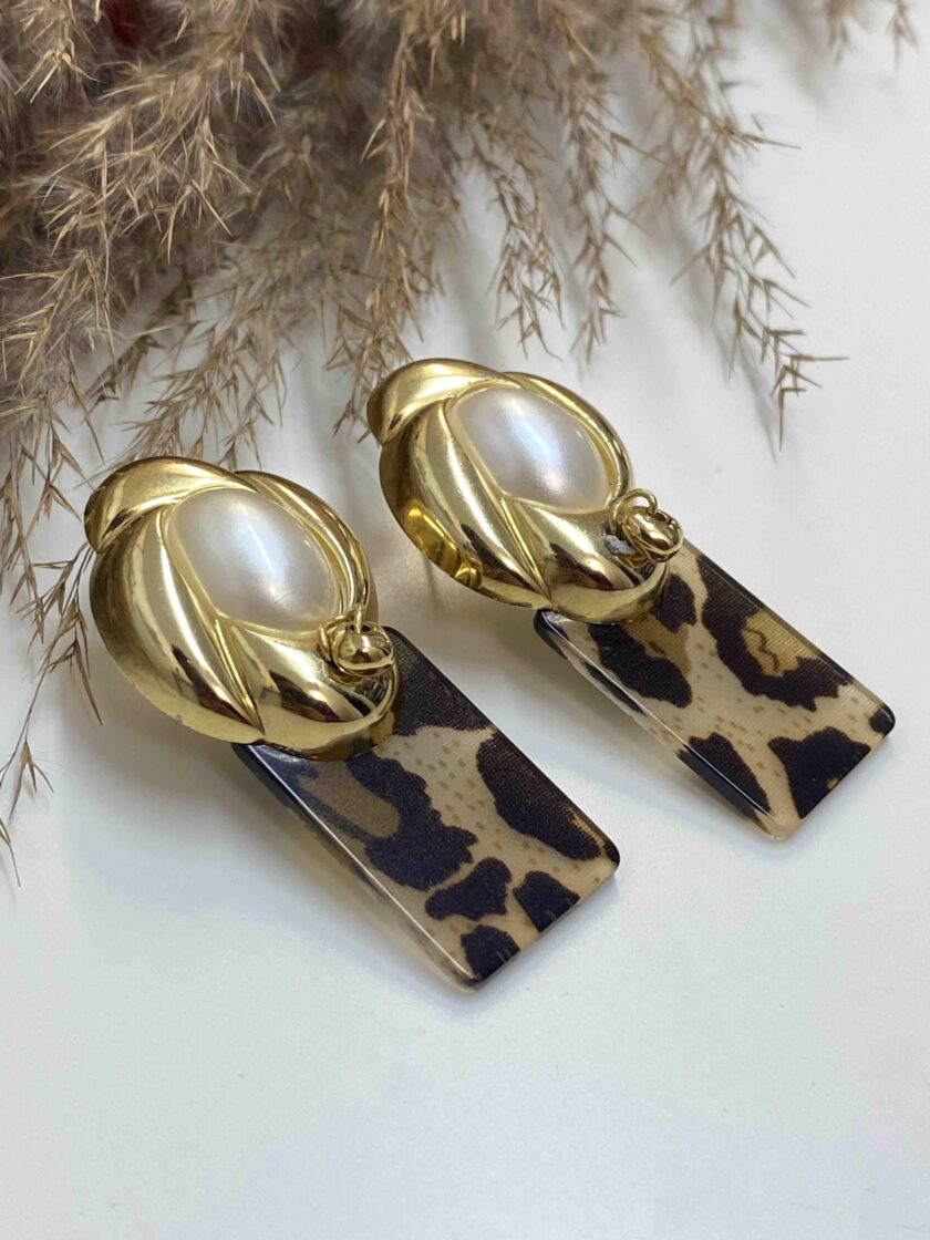 Pearl Leopard Earrings love.sinnefo.cloud