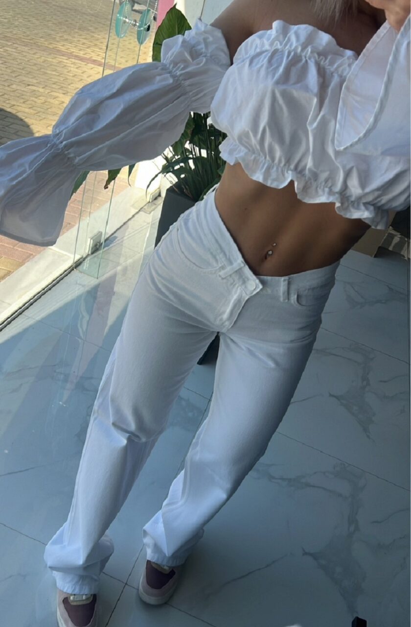 Ifigenia White Denim love.sinnefo.cloud