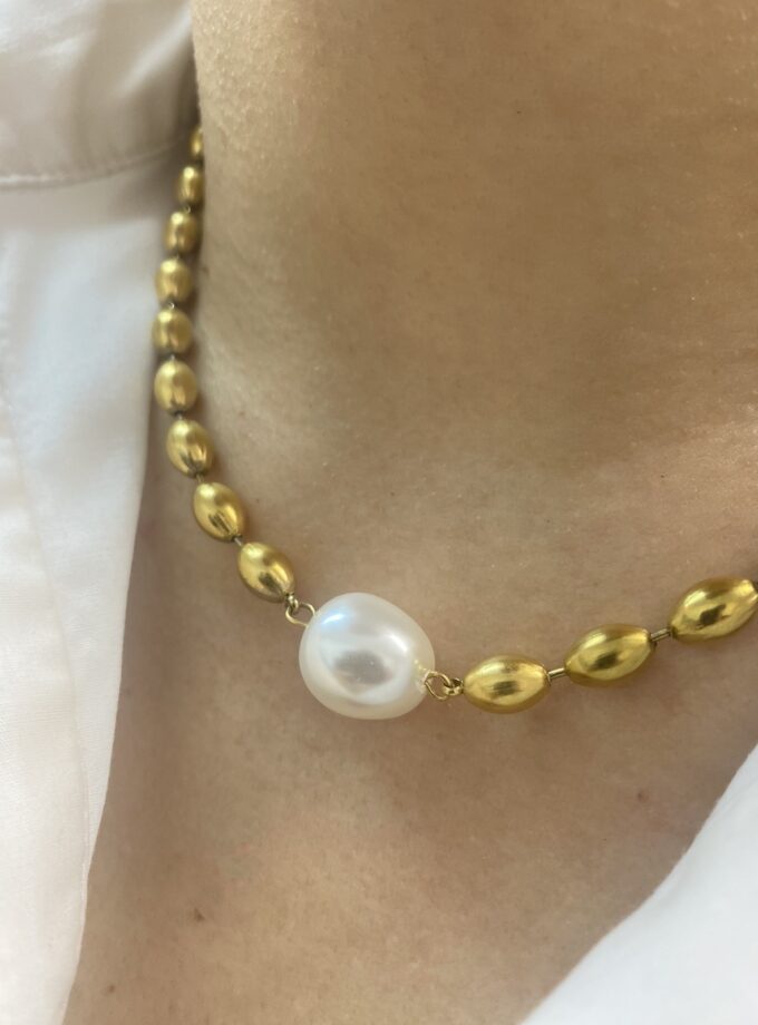 Statement Pearl Necklace love.sinnefo.cloud