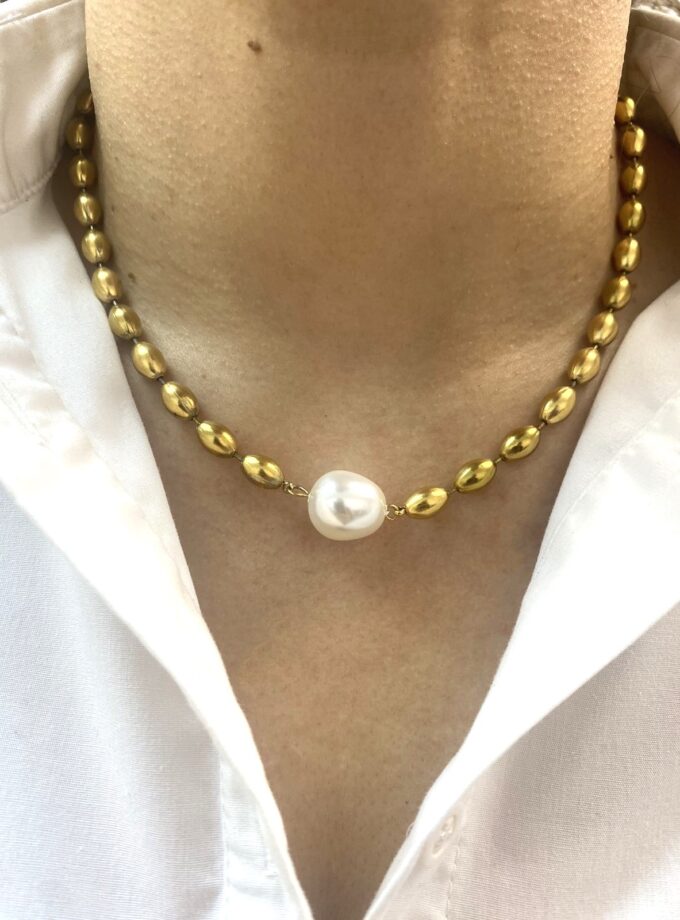 Statement Pearl Necklace love.sinnefo.cloud