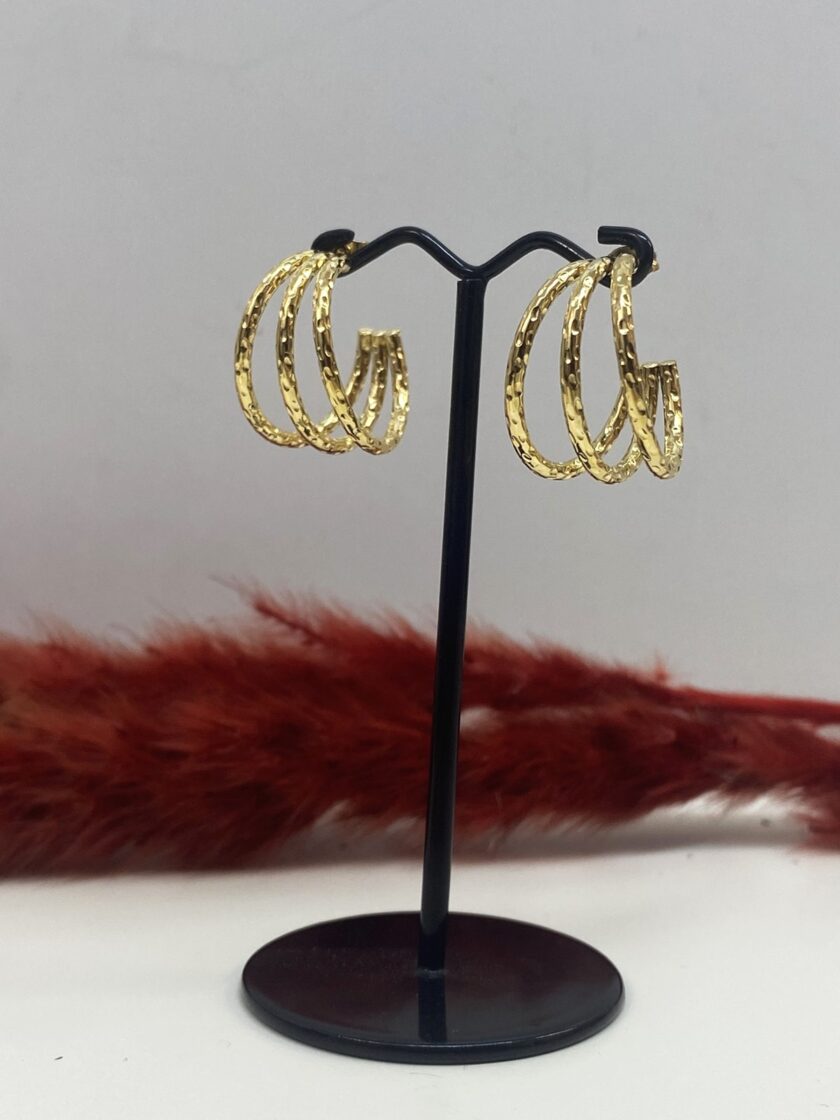 Triple Carved Hoops love.sinnefo.cloud