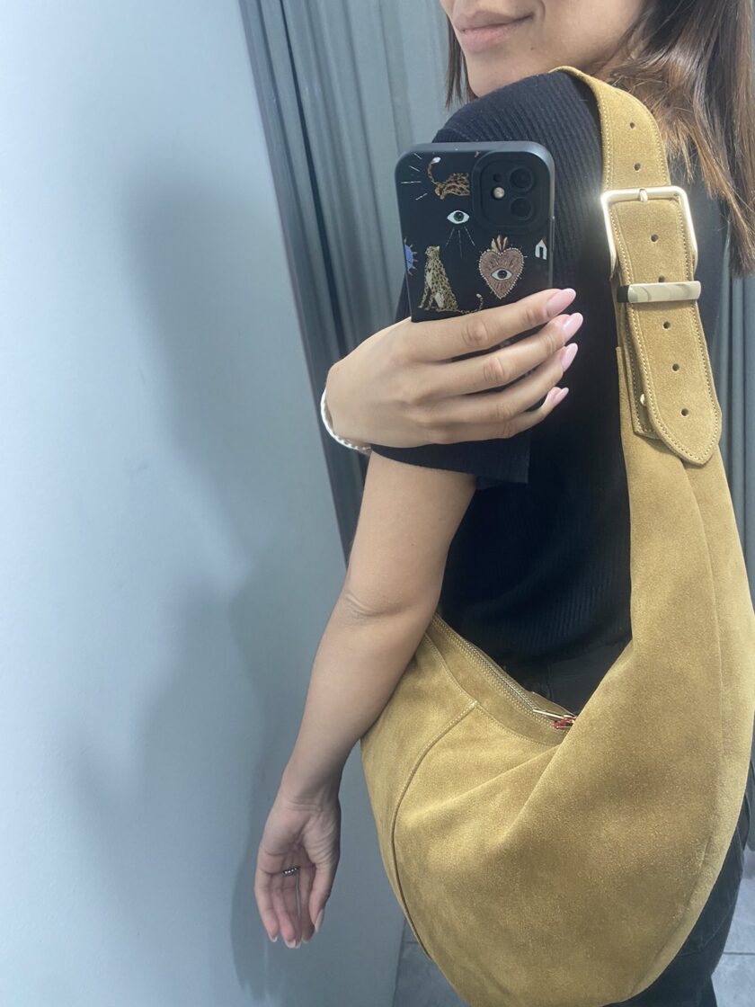 Ariana Bag (Camel Suede) love.sinnefo.cloud