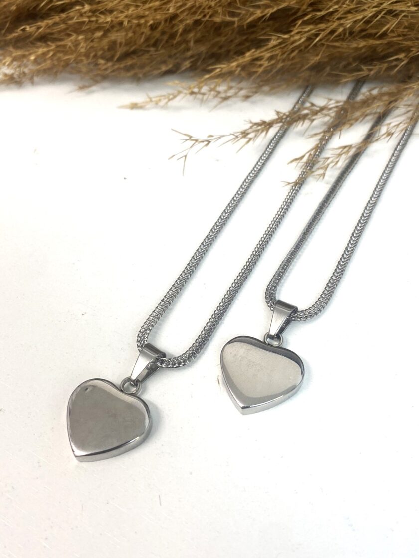 Silver Heart Necklace love.sinnefo.cloud