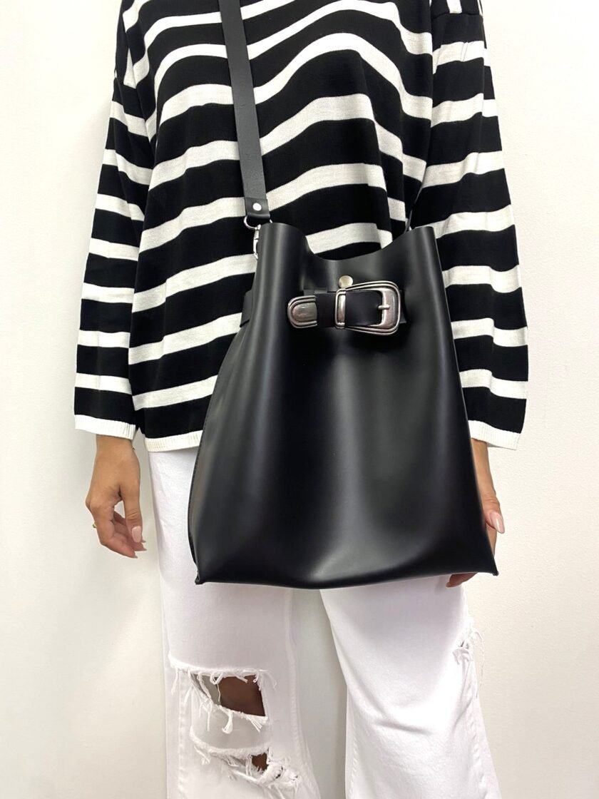 Thenia Leather Bag (Nikel) love.sinnefo.cloud