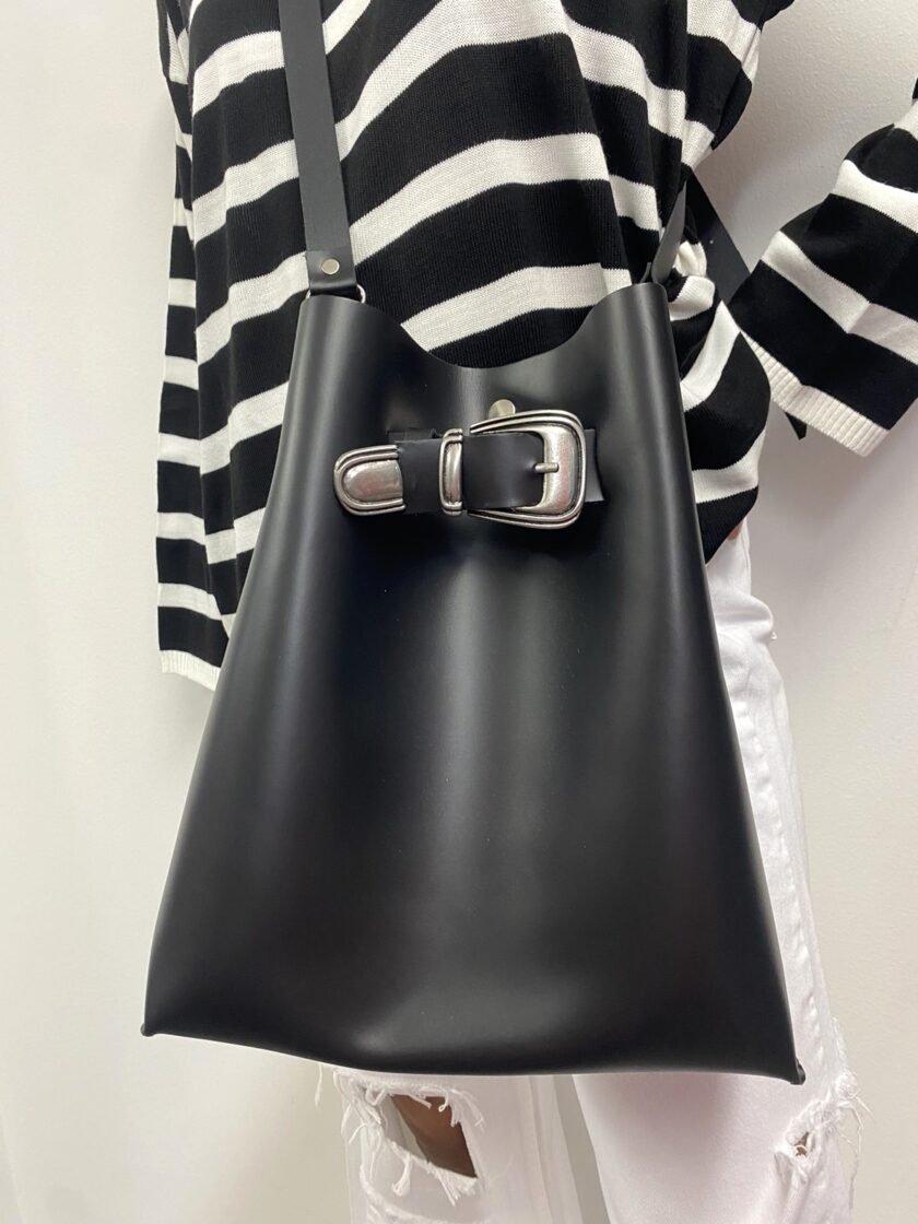 Thenia Leather Bag (Nikel) love.sinnefo.cloud