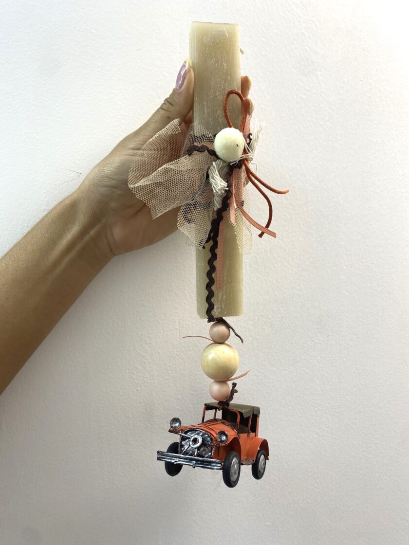 Orange Vintage Car Candle love.sinnefo.cloud