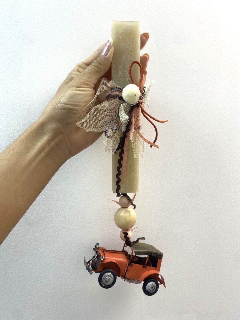 Orange Vintage Car Candle love.sinnefo.cloud