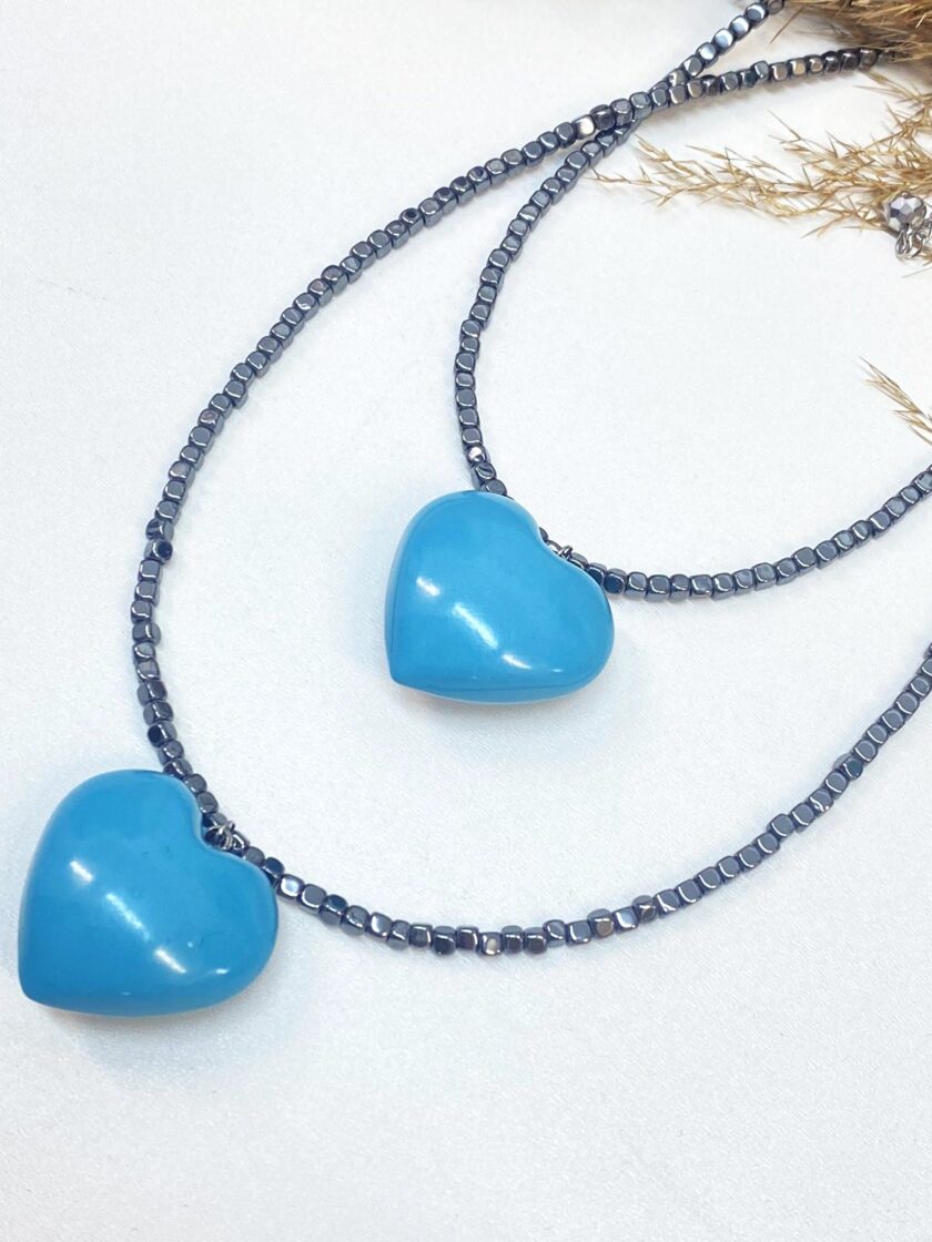 Ocean Heart Necklace love.sinnefo.cloud