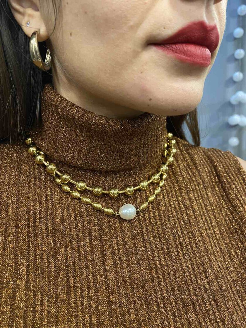 Gold Pearl Necklaces love.sinnefo.cloud