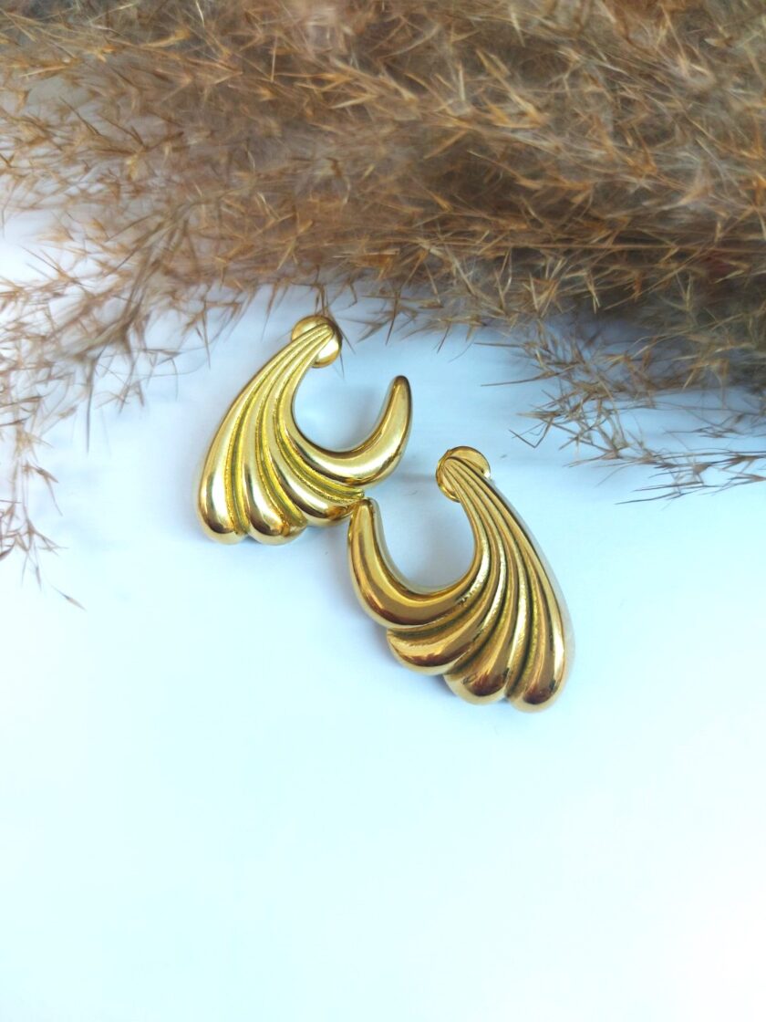 σκουλαρικια Feather Earrings lovebyhands.gr