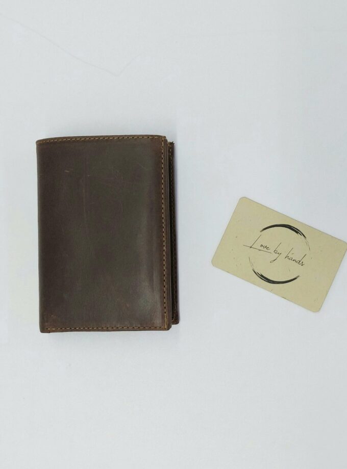 πορτοφόλια basic wallet καφέ lovebyhands.gr