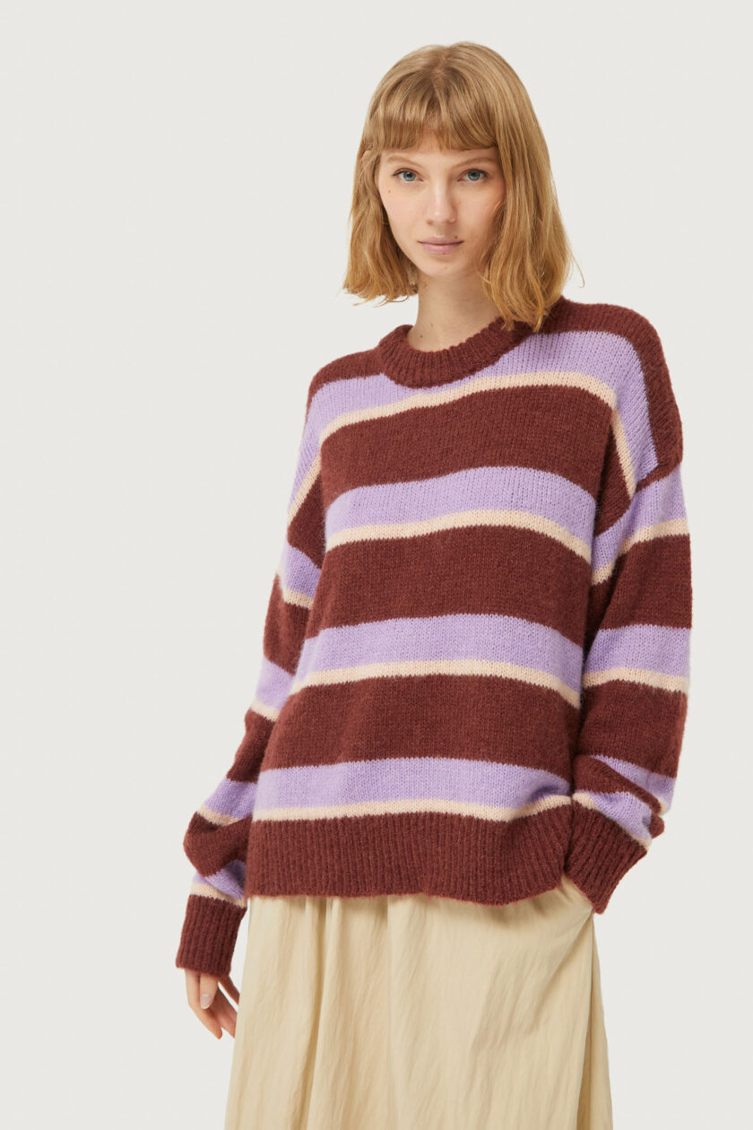 Stripes Sweater lovebyhands.gr