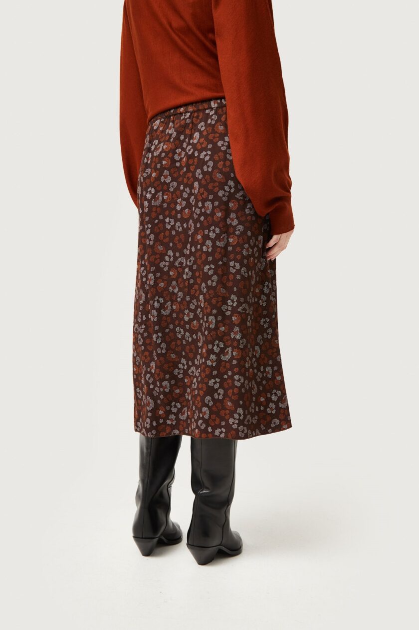 Amur animal print midi φούστα lovebyhands.gr