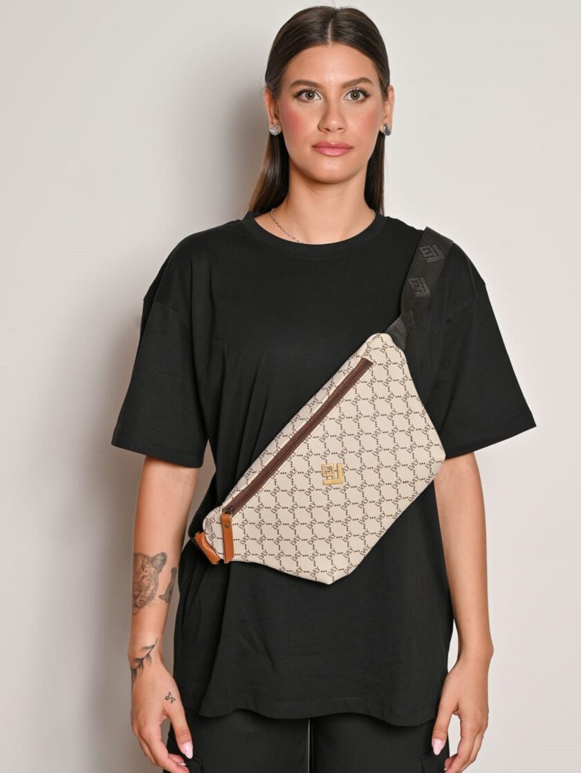 Camelia Mosaic Bag - Beige lovebyhands.gr