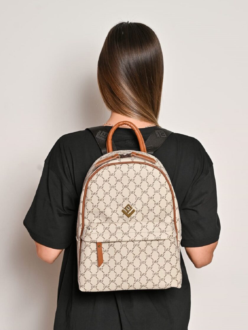 Ersi Small Mosaic Bag - Beige lovebyhands.gr