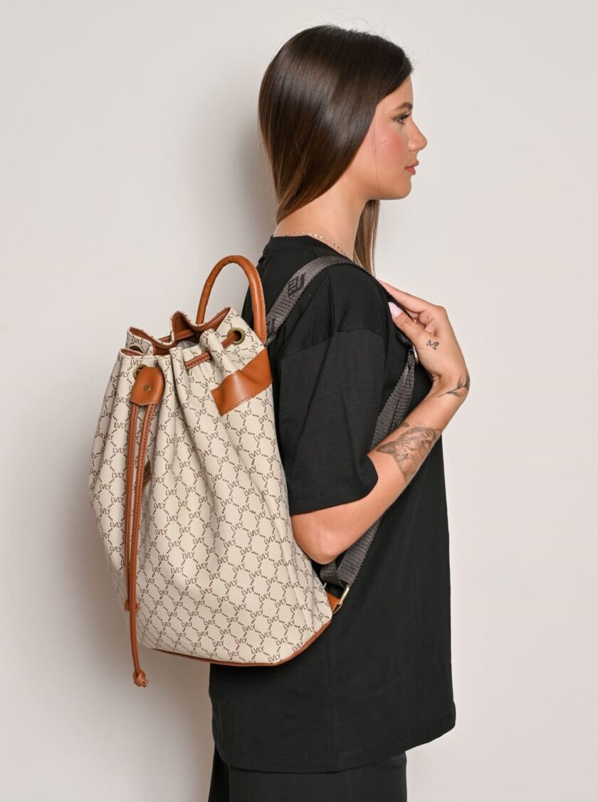 Muse Mosaic Bag - Beige lovebyhands.gr