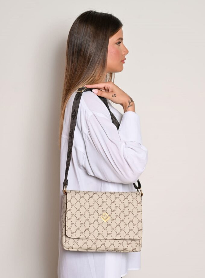 Vesper Mosaic Bag - Beige lovebyhands.gr