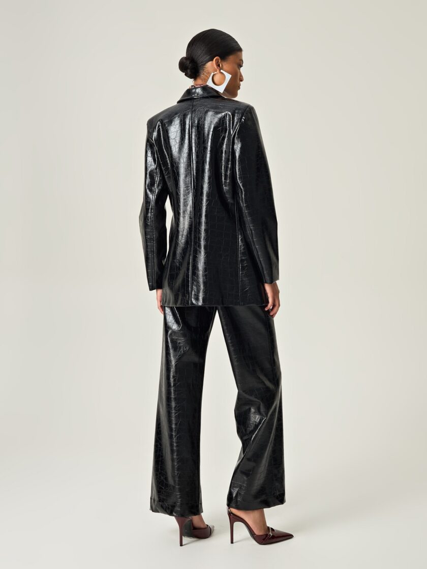 Midnight Croco Power Pants lovebyhands.gr