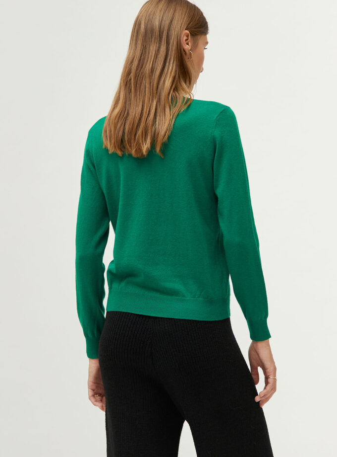 Green turtleneck sweater lovebyhands.gr