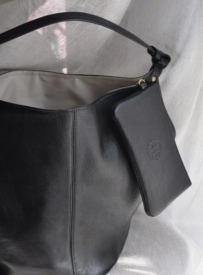 Helena Leather Shoulder Bag lovebyhands.gr