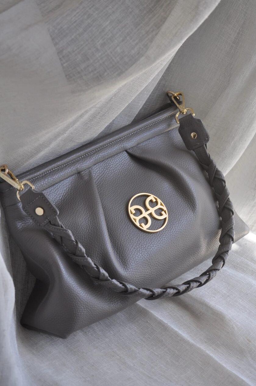 Kiss Large Δερμάτινο Pouch - Ash lovebyhands.gr