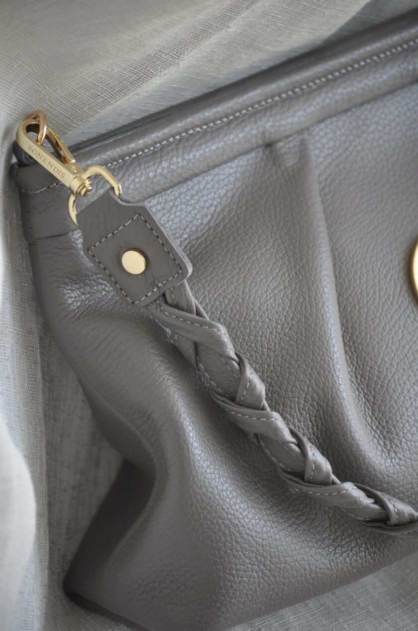 Kiss Large Δερμάτινο Pouch - Ash lovebyhands.gr