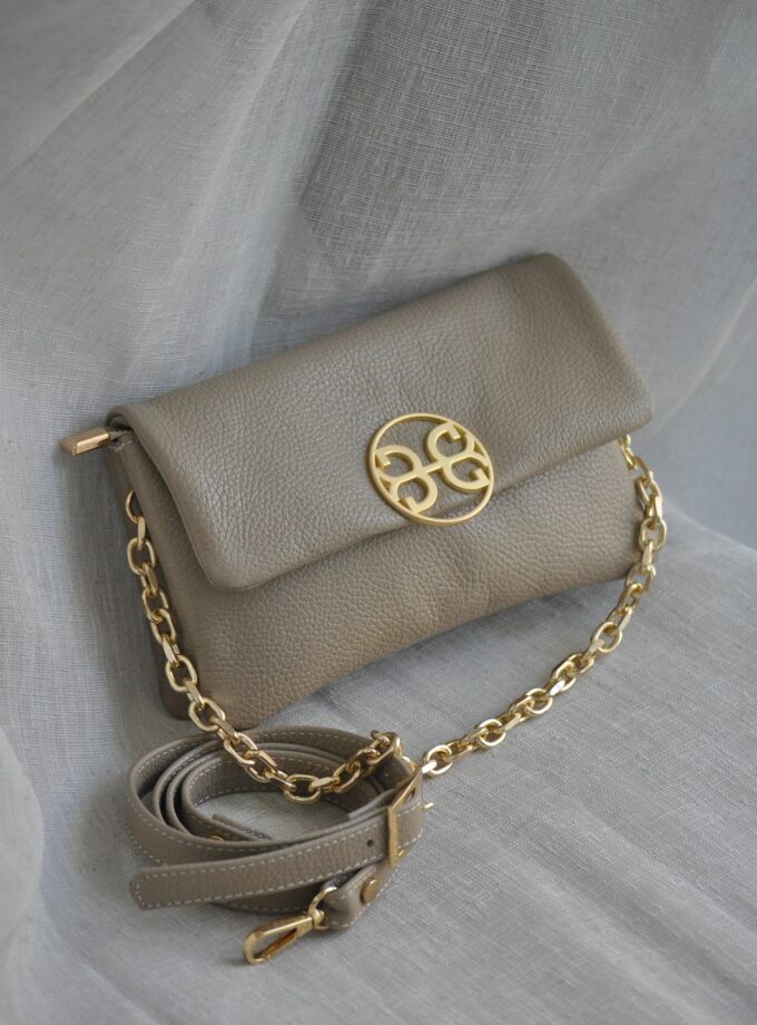 Clelia Mini Leather Shoulder Bag lovebyhands.gr