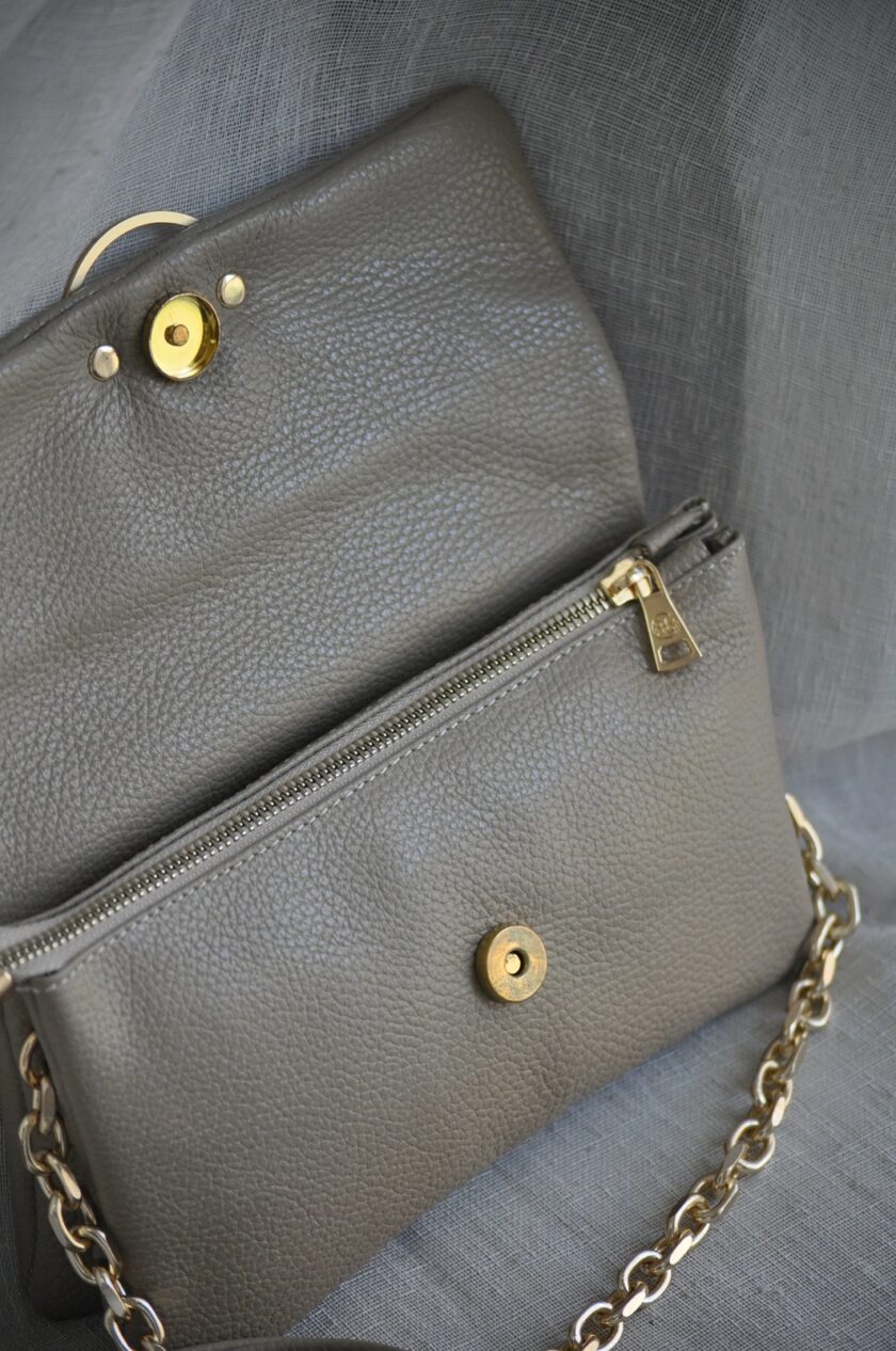 Clelia Mini Leather Shoulder Bag lovebyhands.gr