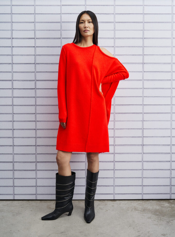 Oversized midi knit dress lovebyhands.gr