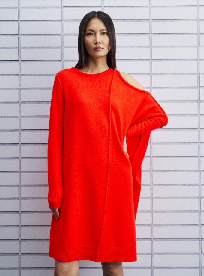 Oversized midi knit dress lovebyhands.gr