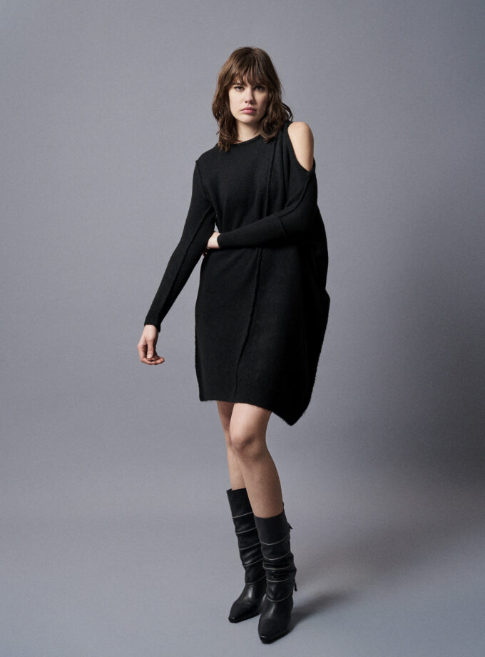 Oversized midi knit dress lovebyhands.gr