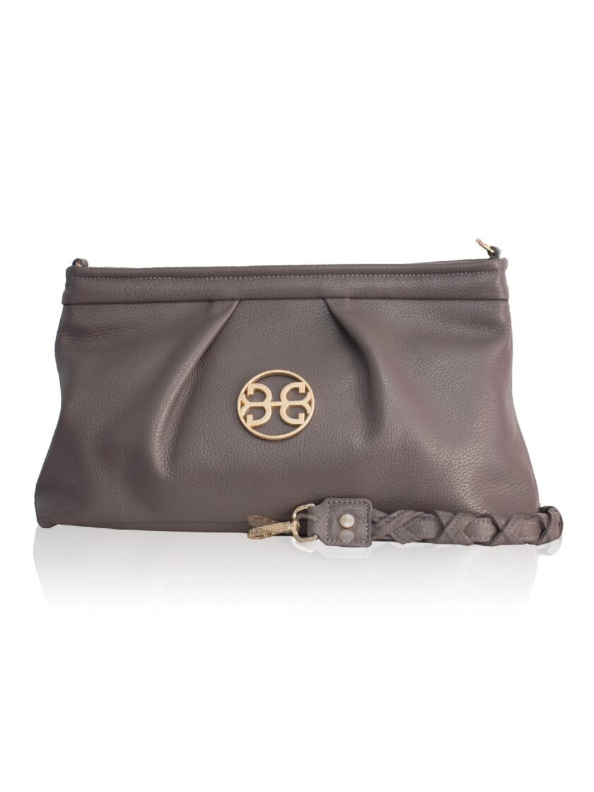 Kiss Large Δερμάτινο Pouch - Ash lovebyhands.gr