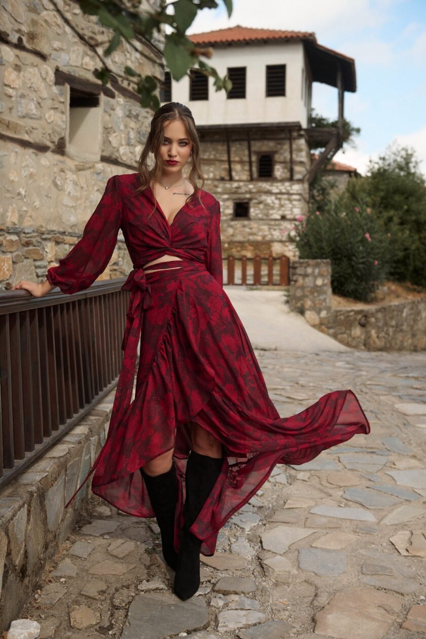 Aliya Wrap Skirt lovebyhands.gr