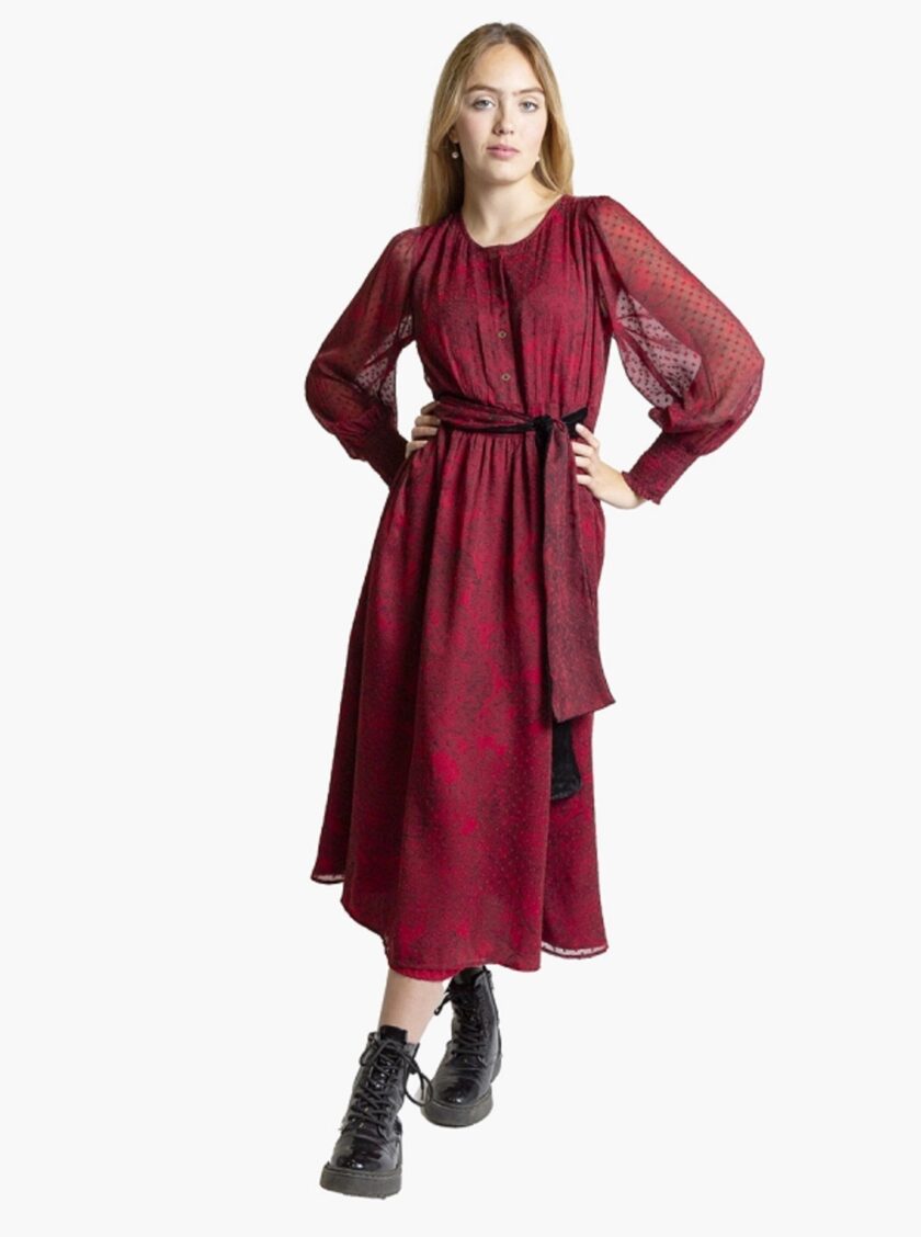 Long dress - Bordaeux lovebyhands.gr