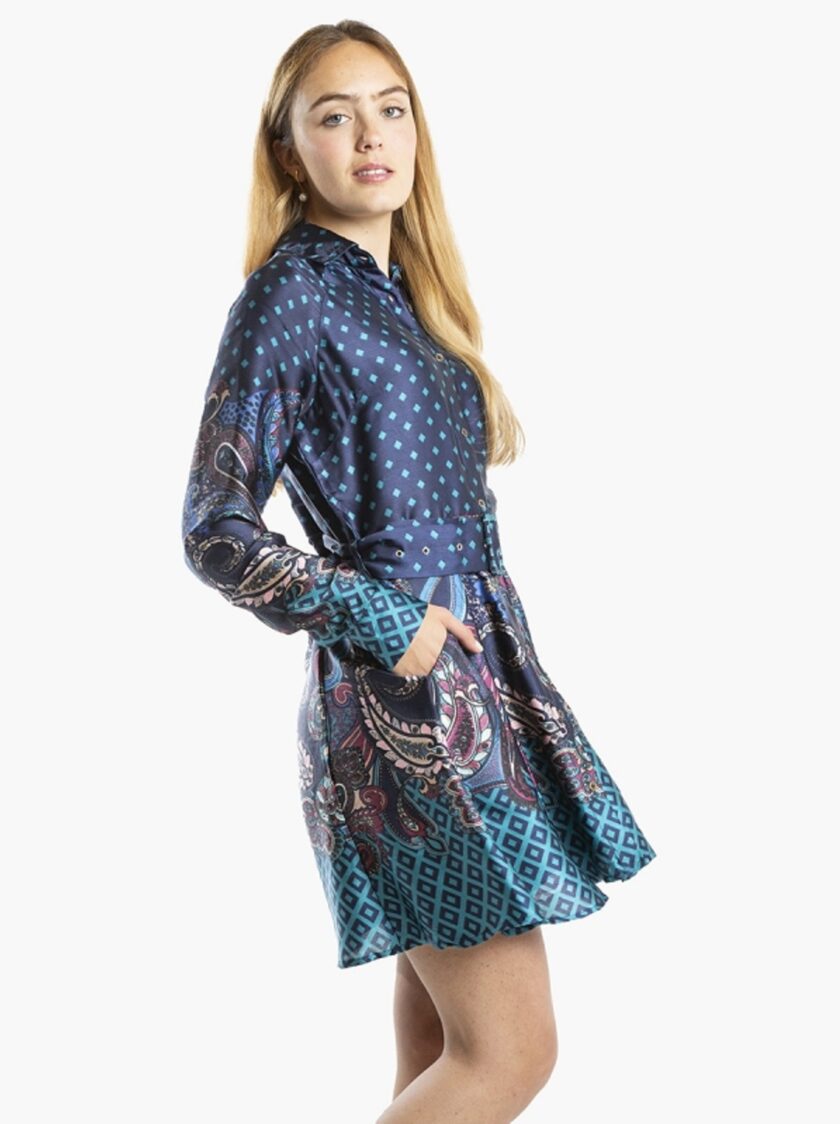 Saten Short Dress lovebyhands.gr