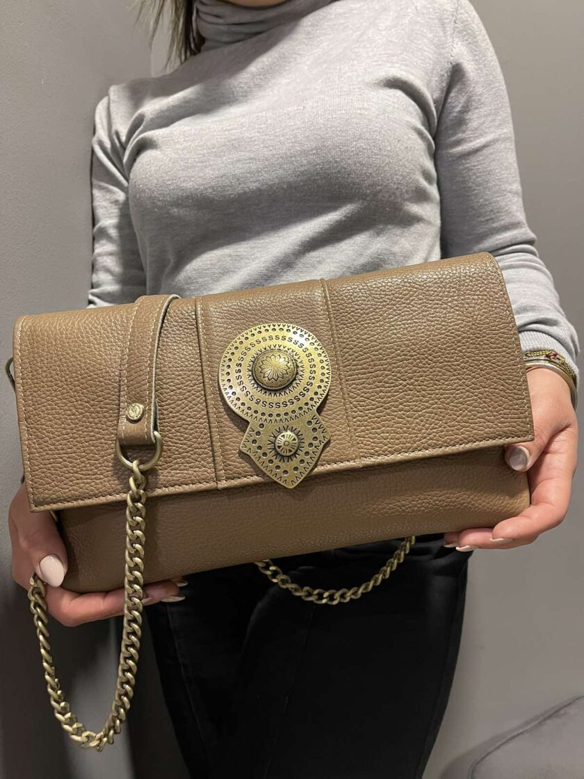 Aurora Leather Shoulder Bag - Biscotti lovebyhands.gr