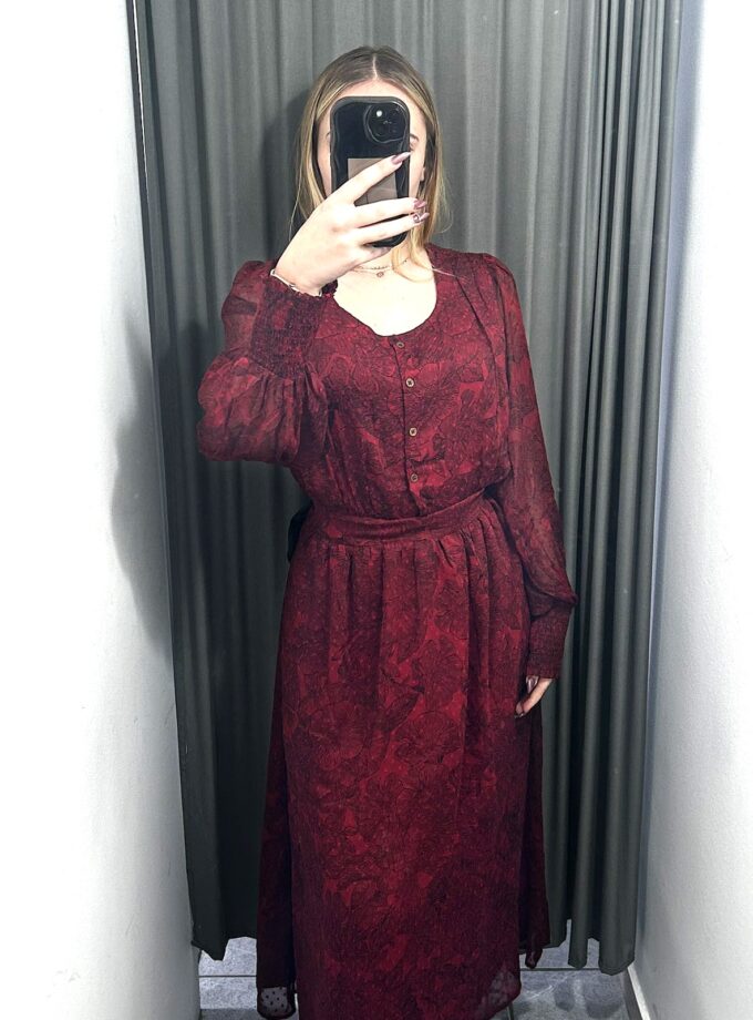 Long dress - Bordaeux lovebyhands.gr