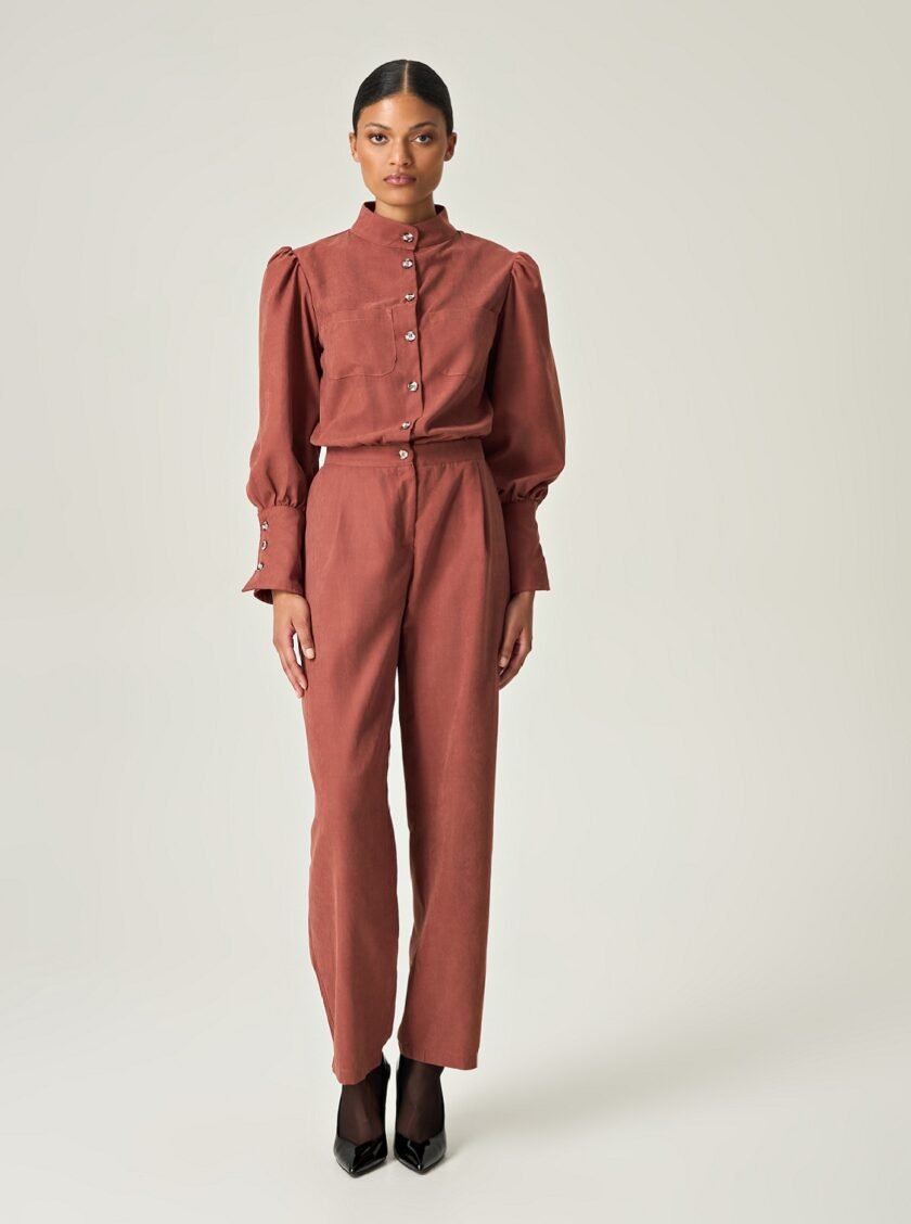 Terracotta Elegance Jumpsuit lovebyhands.gr