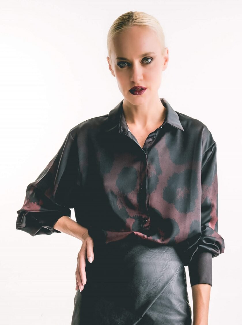 Leo Burgundy Shirt lovebyhands.gr