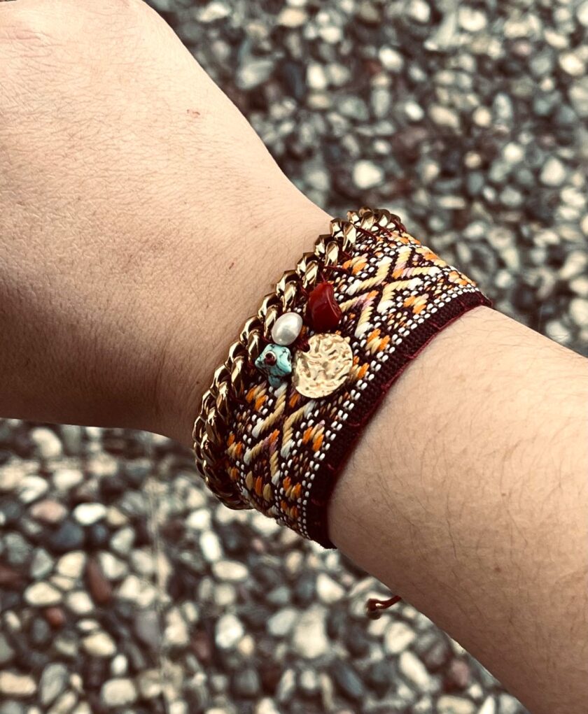 Oinos bracelet lovebyhands.gr