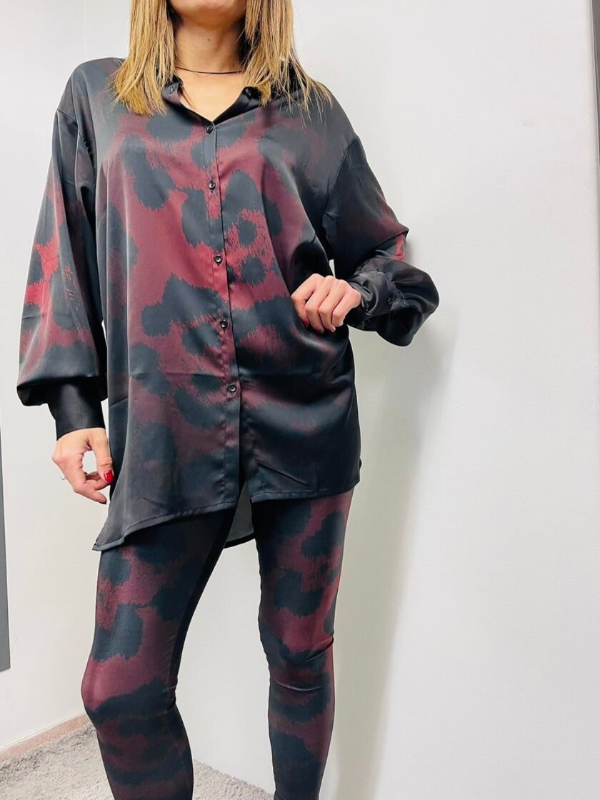 Leo Burgundy Shirt lovebyhands.gr