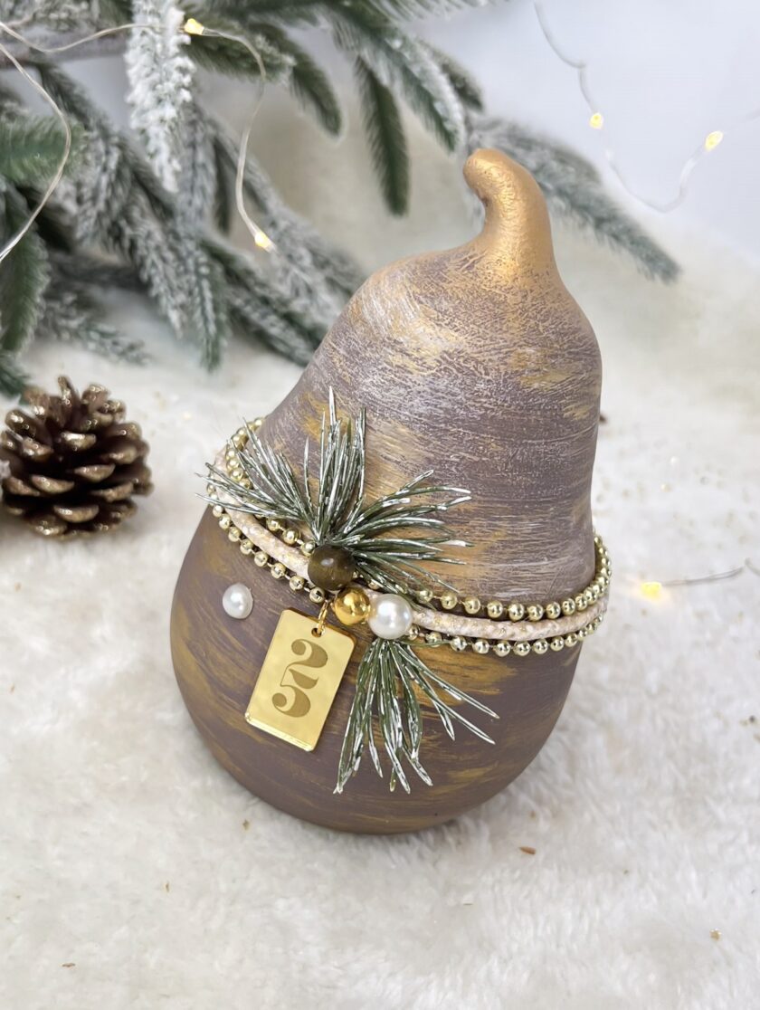 Αχλάδι Κεραμικό B – Brown lovebyhands.gr