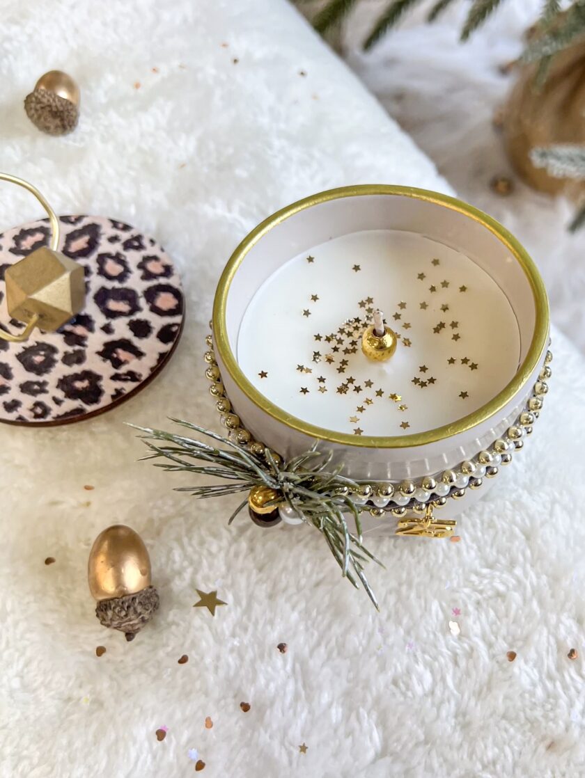 Κηροπήγιο Κεραμικό με Καπάκι – Beige lovebyhands.gr